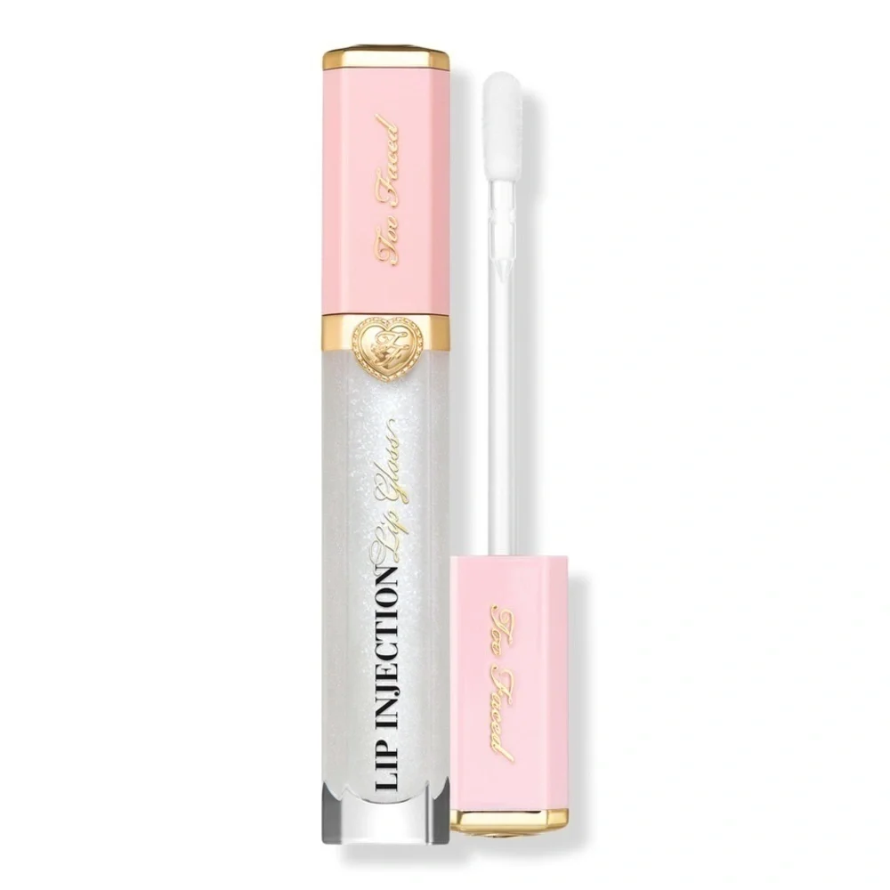 Too Faced Stars Are Aligned Lip Injection Power Plumping Lip Gloss Clear Shimmer